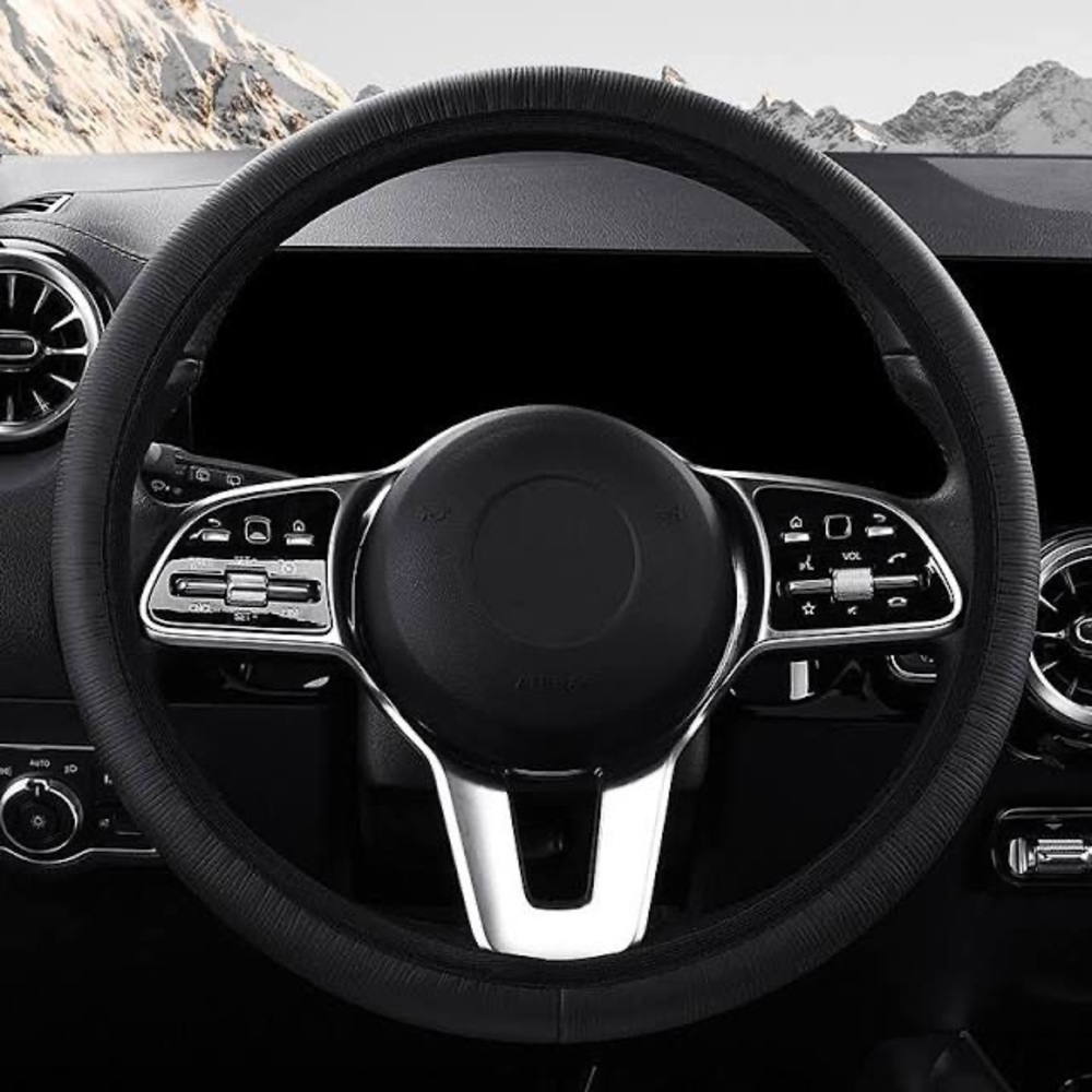 Black steering wheel cover brand new